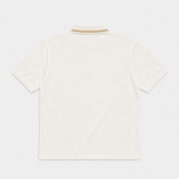 Camiseta 918032 Tipo Polo Crema para hombre