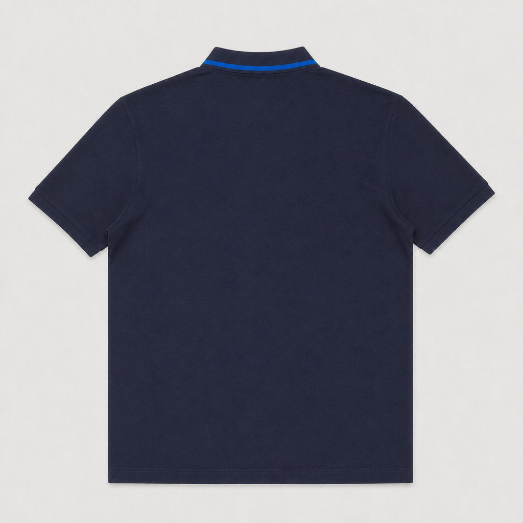 Camiseta 918032 Tipo Polo Azul Oscuro Para Hombre