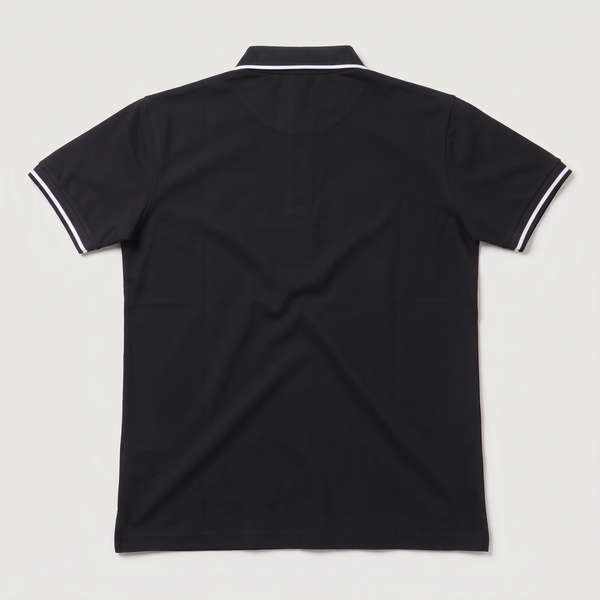 Camiseta 918053 Tipo Polo Negro para hombre