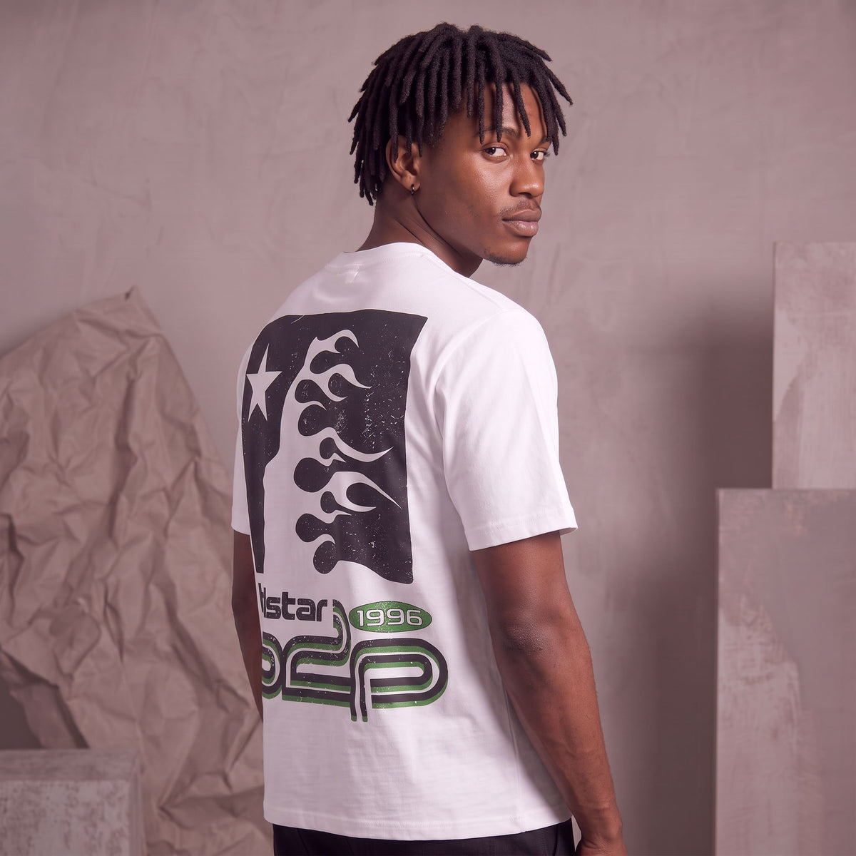 Camiseta 661118 Estampada Blanco para hombre