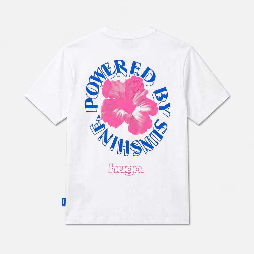 Camiseta 921003 Estampada Blanca Para Hombre
