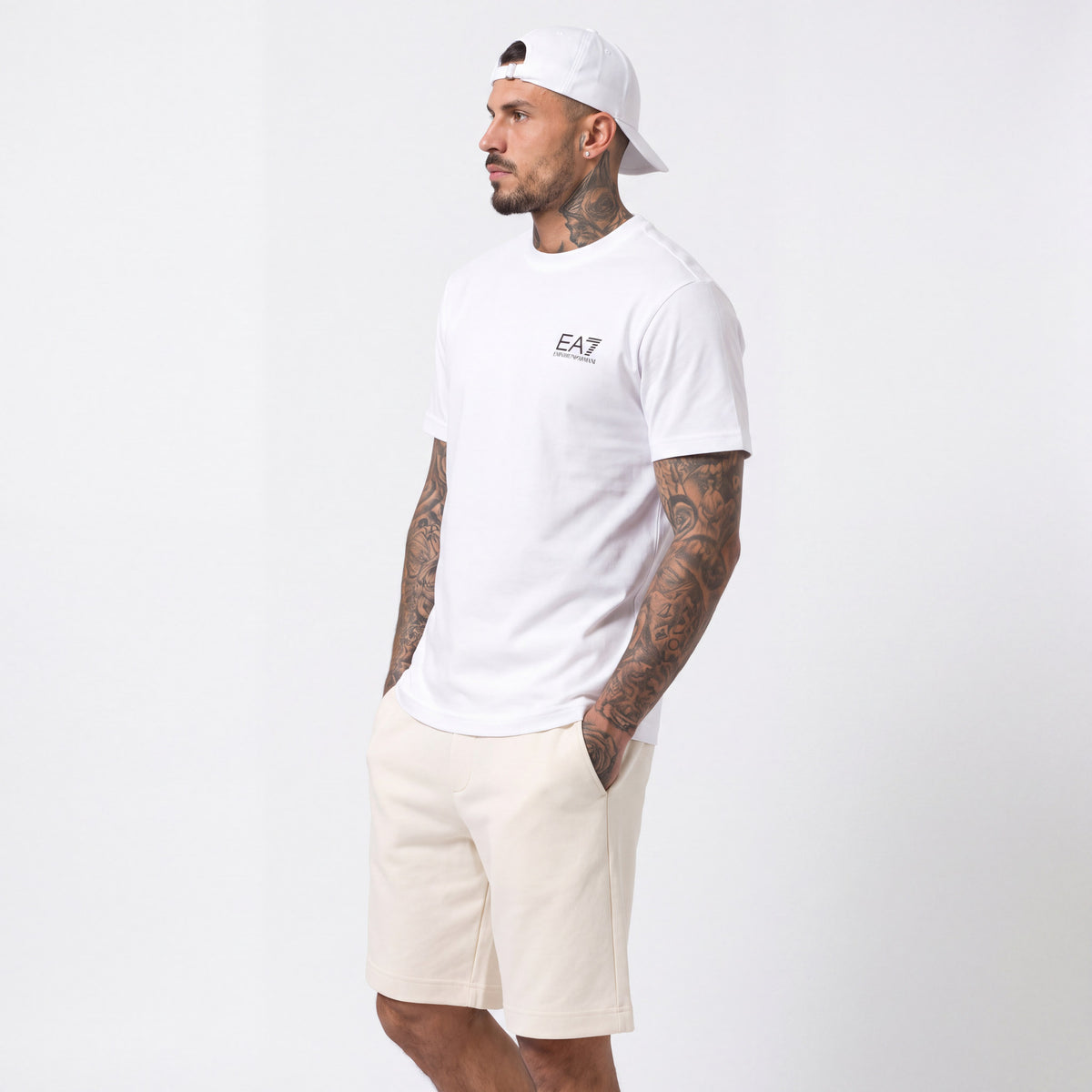 Camiseta 921017 Estampada Blanca Para Hombre