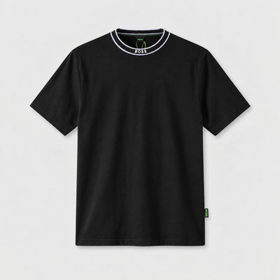 Camiseta 921040 Básica Negra Para Hombre - frente