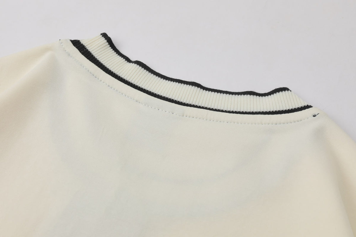 Camiseta 921040 Básica Crema Para Hombre - foto 7