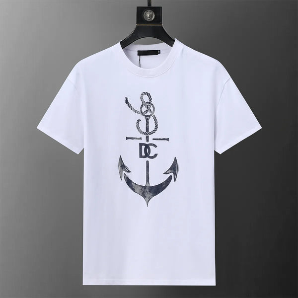 Camiseta 66026 Estampada Blanco Para Hombre