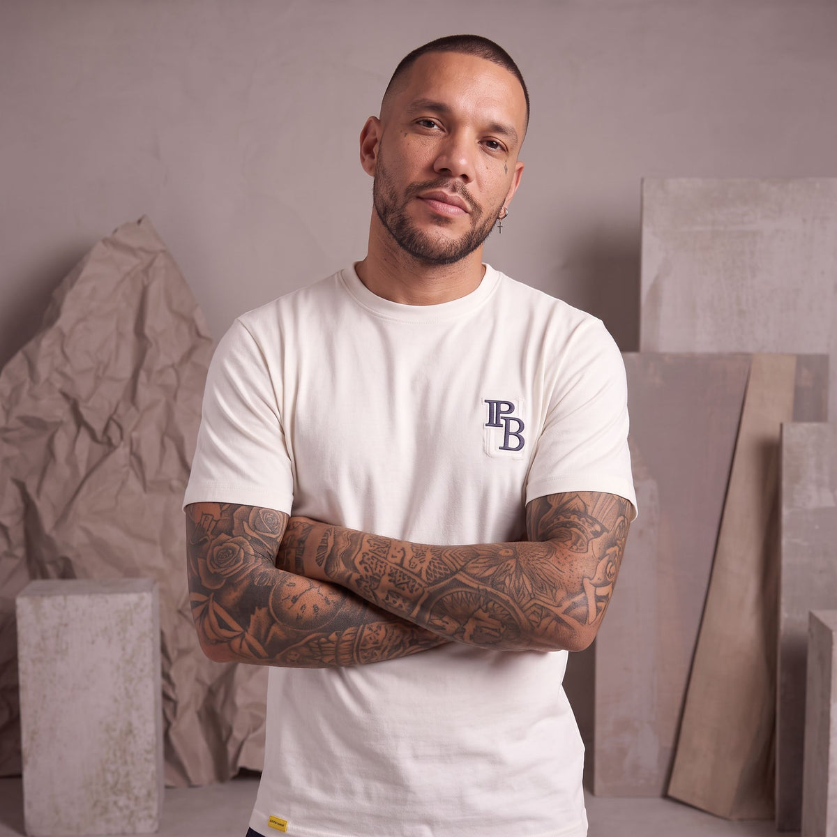 Camiseta 661108 Estampada Blanco para hombre