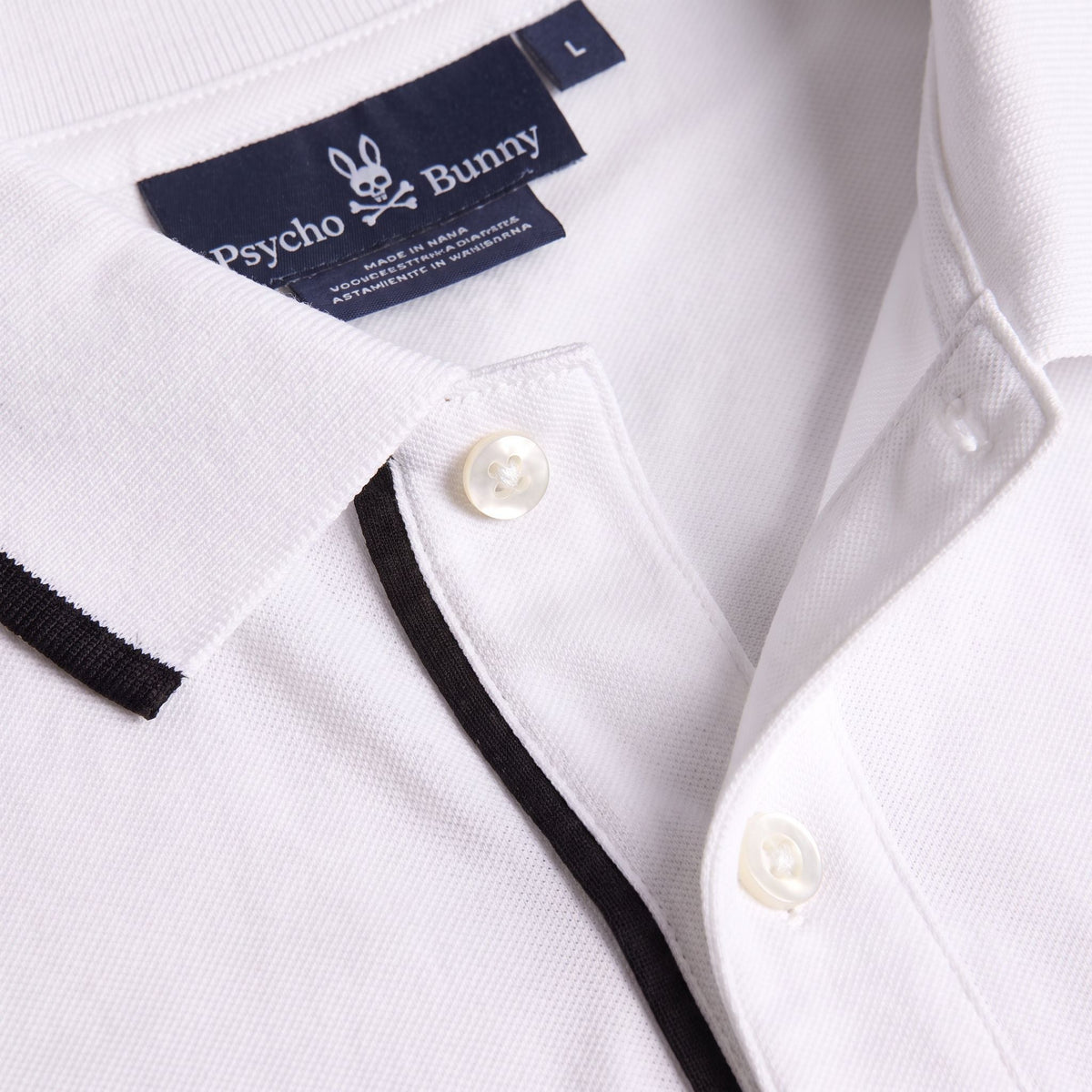 Camiseta 185033 Tipo Polo Blanco para hombre