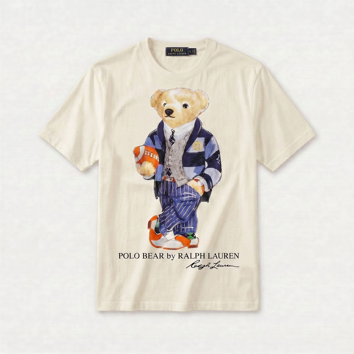 Camiseta 786891 Estampadas Crema para hombre