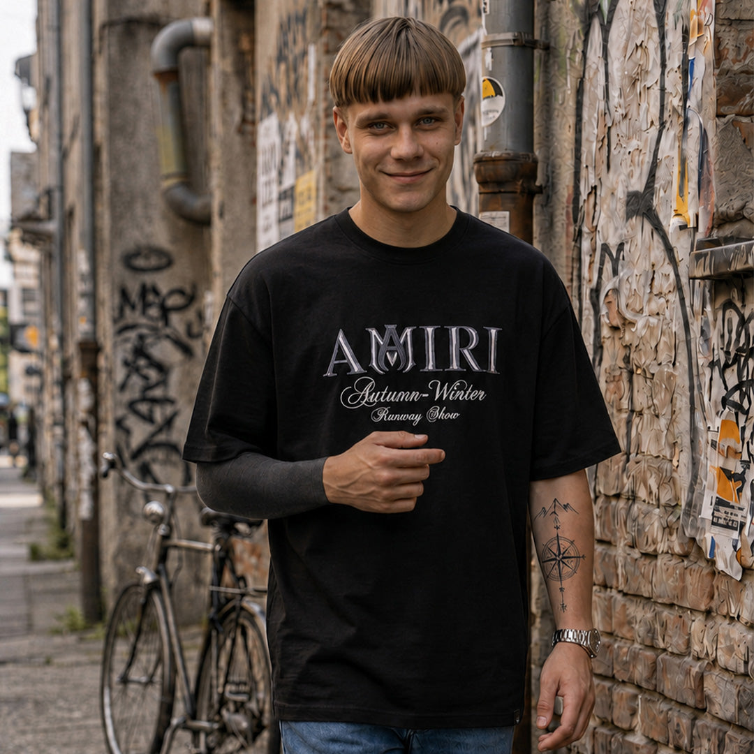 Camiseta 788464 Oversize Negra Para Hombre