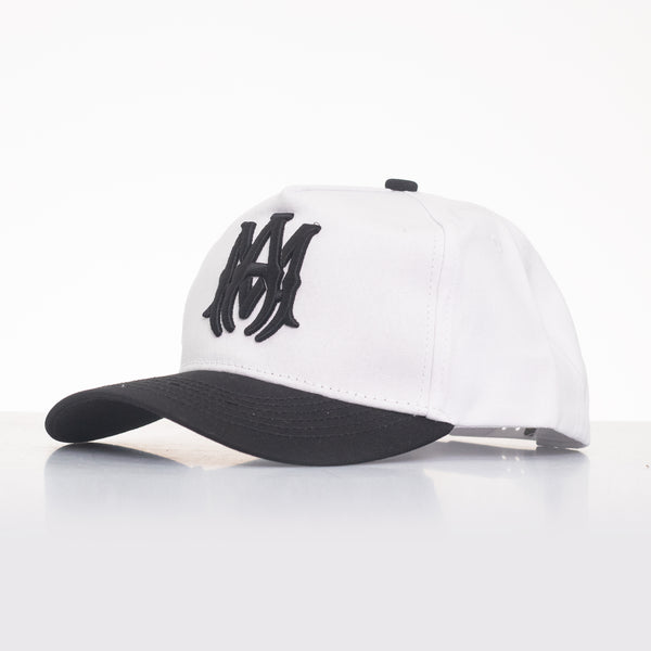 Gorra Amiri Tres Paneles Blanco/Negro 102-1