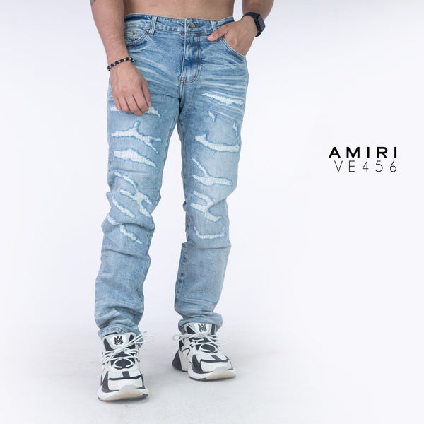 Jean AMIRI VE456 Azul para hombre