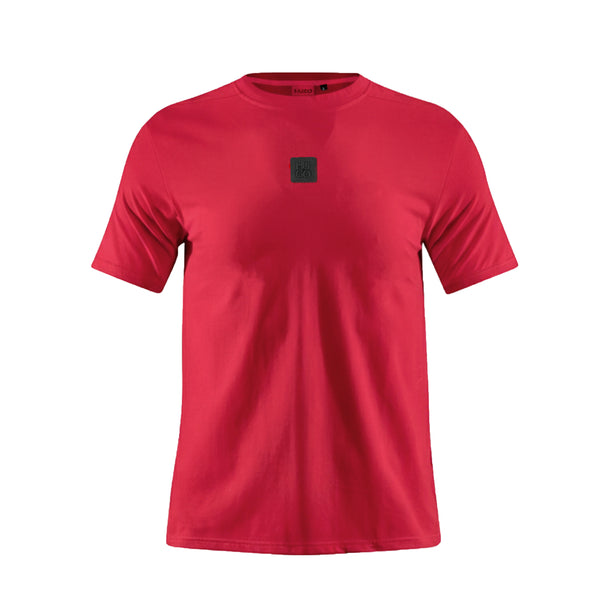 Camiseta B66002 Básica Vino Para Hombre