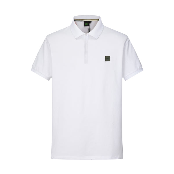 Camiseta BO218# Tipo Polo Blanca Para hombre