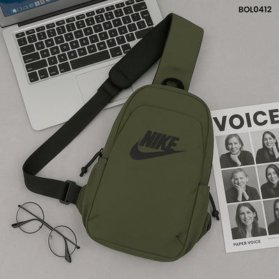 Morral Cruzado Deportivo Verde Militar BOL0412