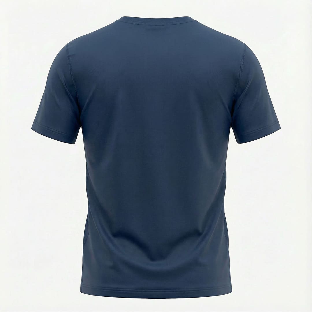Camiseta básica azul oscuro para hombre - imagen 2 - JDC Luxury Store