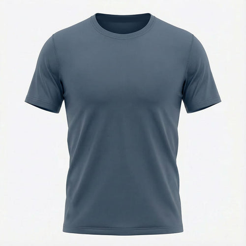 Camiseta Deportiva Básica Gris Para Hombre Ref. CAM12