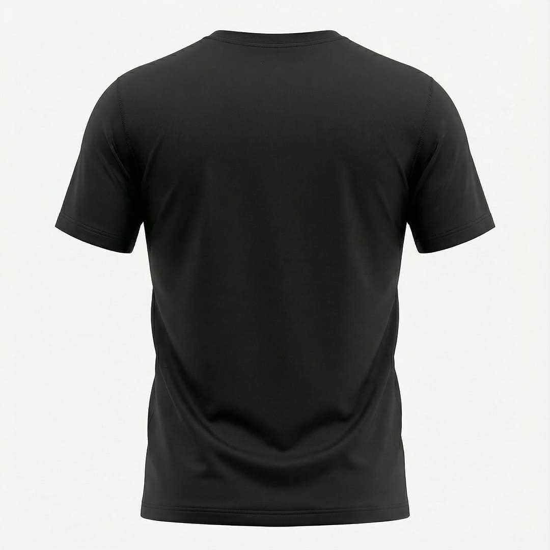 Camiseta básica negra para hombre - imagen 2 - JDC Luxury Store