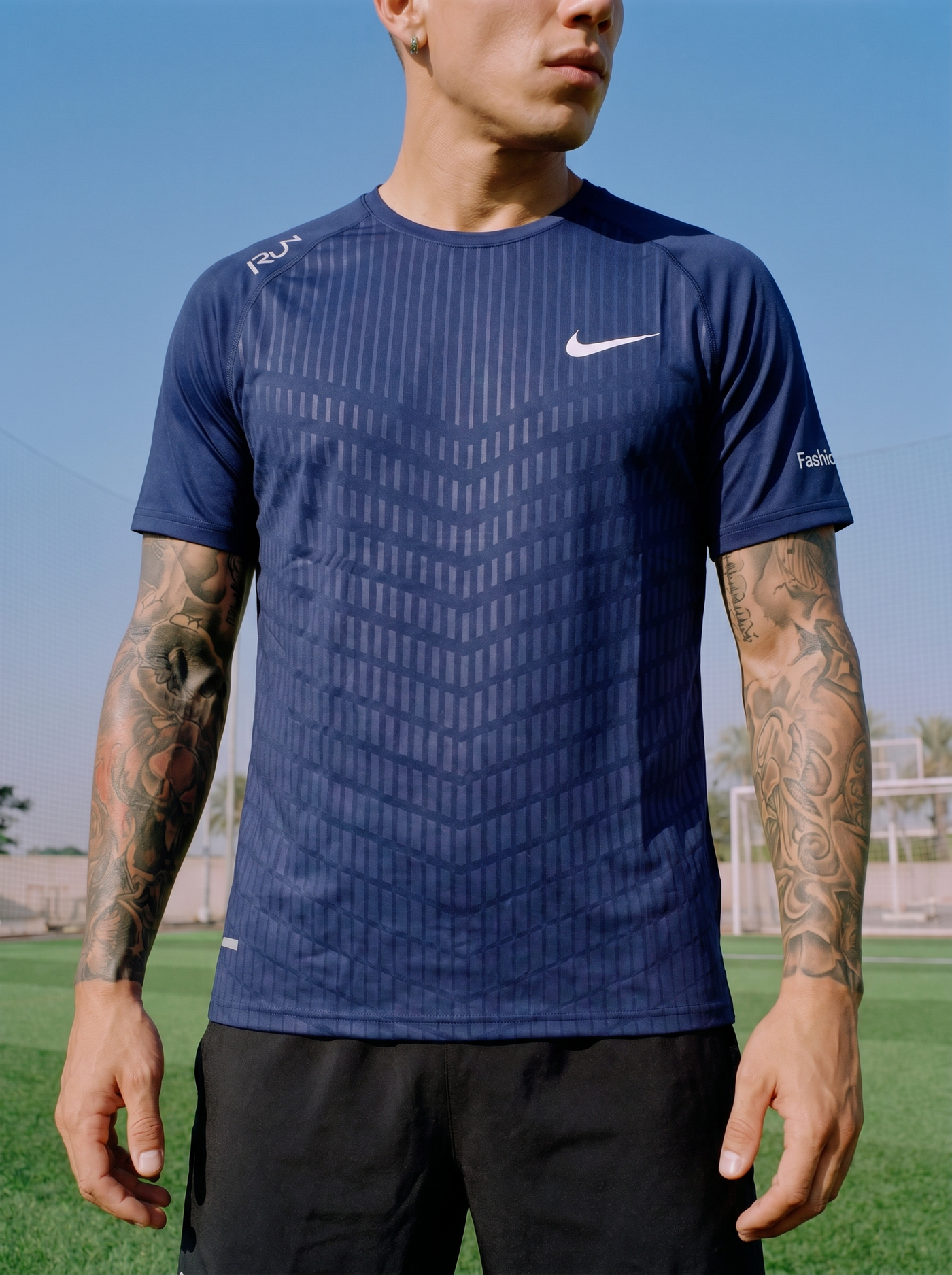 Camiseta Deportiva Azul Oscuro para hombre Ref. CAM26