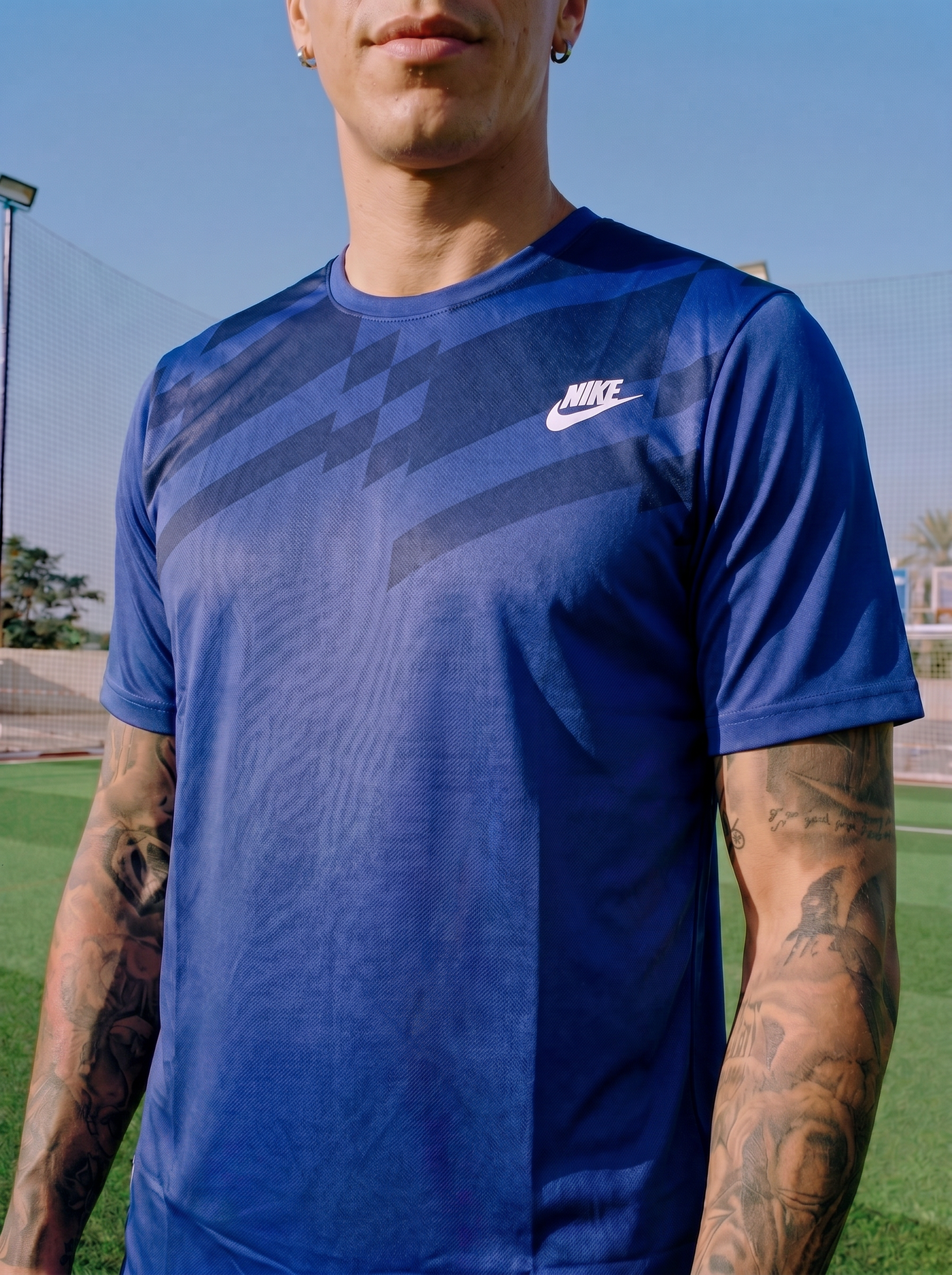 Camiseta Deportiva Azul Oscuro para hombre Ref. CAM27