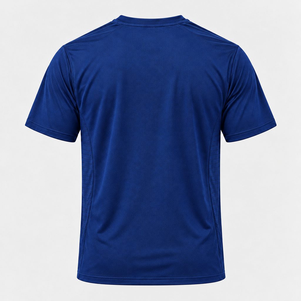 Camiseta Deportiva Azul Oscuro Para Hombre Ref. CAM42