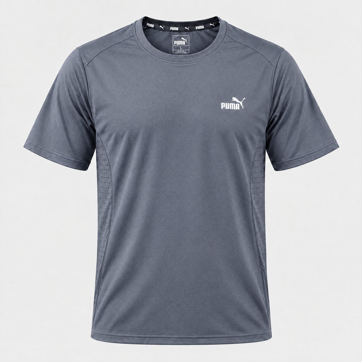 Camiseta Deportiva Gris Oscuro Para Hombre Ref. CAM42