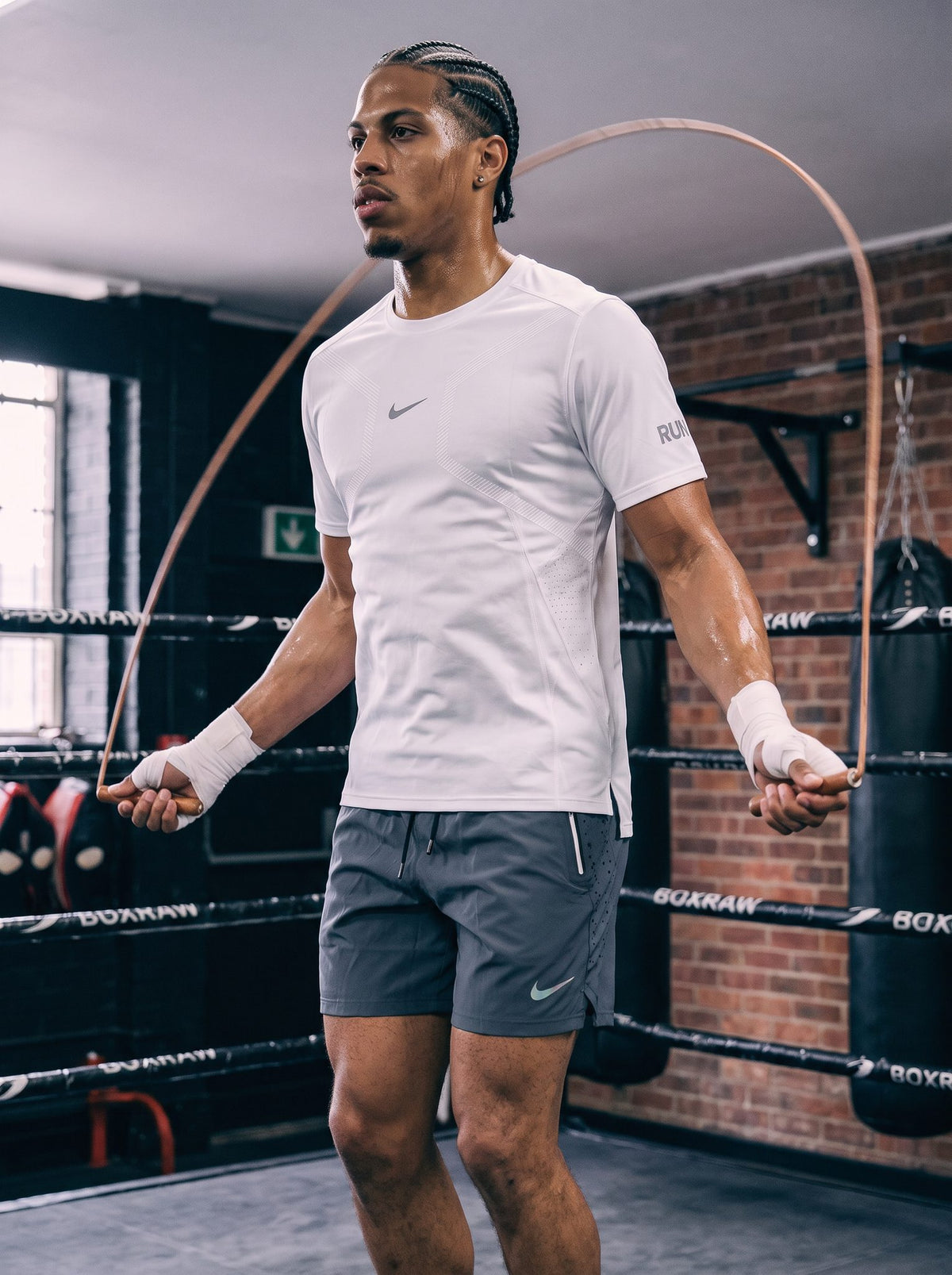 Camiseta Deportiva Blanca Para Hombre Ref. CAM43