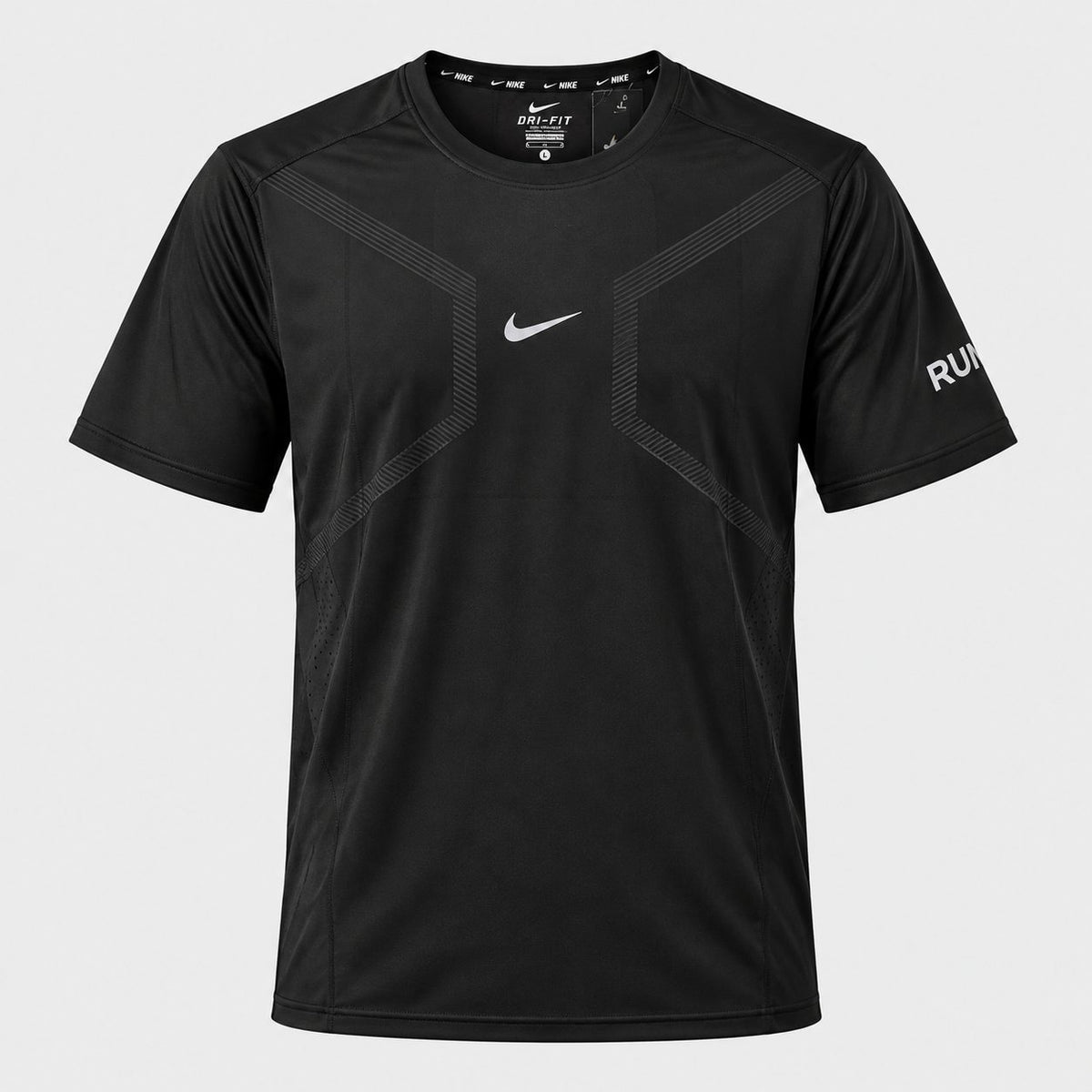 Camiseta Deportiva Negra Para Hombre Ref. CAM43