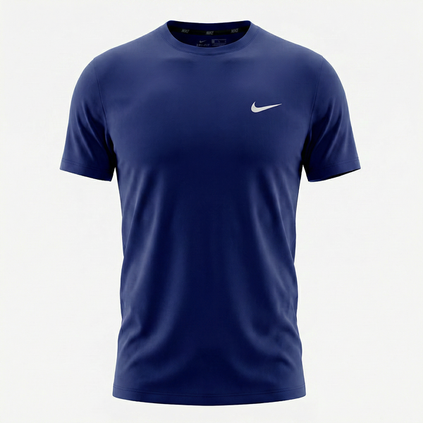 Camiseta Deportiva CAM45 Básica Azul Oscuro Para Hombre