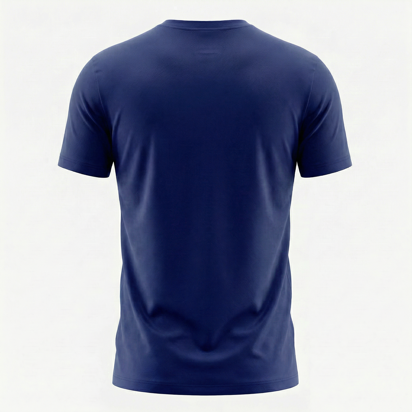 Camiseta Deportiva Básica Azul Oscuro Para Hombre Ref. CAM45