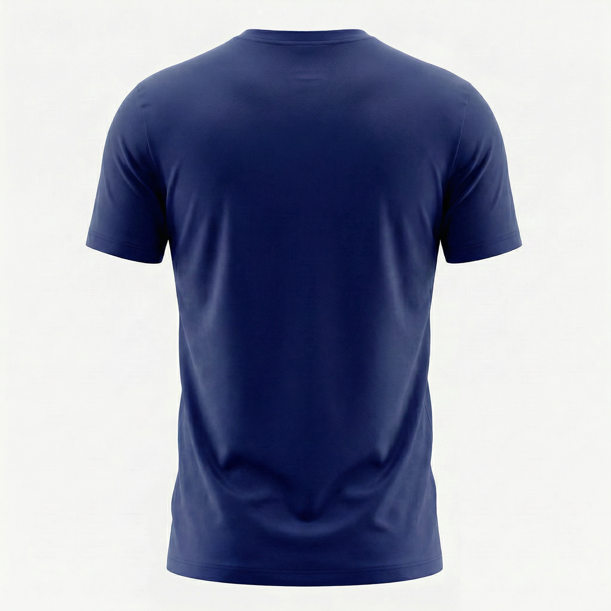 Camiseta Deportiva Básica Azul Oscuro Para Hombre Ref. CAM45