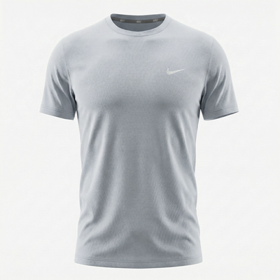 Camiseta Deportiva Básica Gris Claro Para Hombre Ref. CAM45