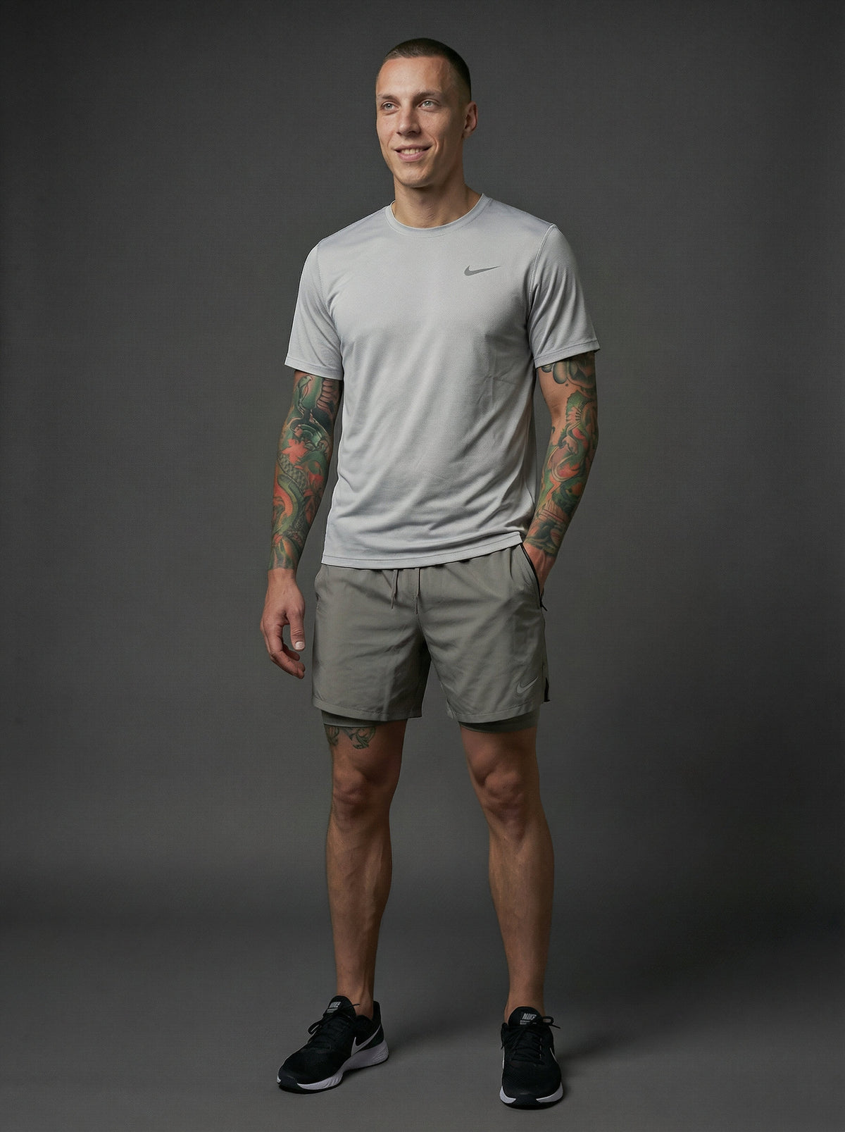 Camiseta Deportiva CAM45 Básica Blanca Para Hombre