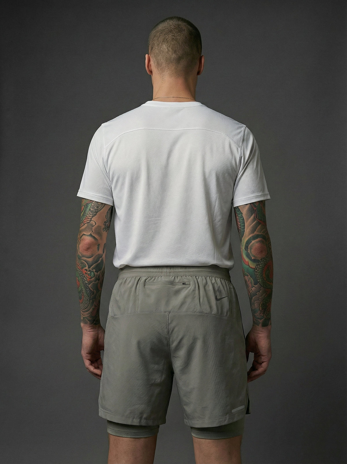 Camiseta Deportiva CAM45 Básica Blanca Para Hombre