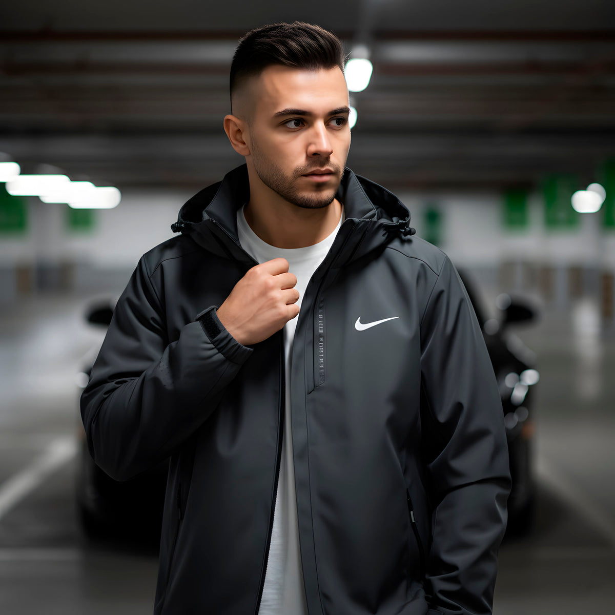Chaqueta Deportiva Negra Para Hombre Ref. CHA10