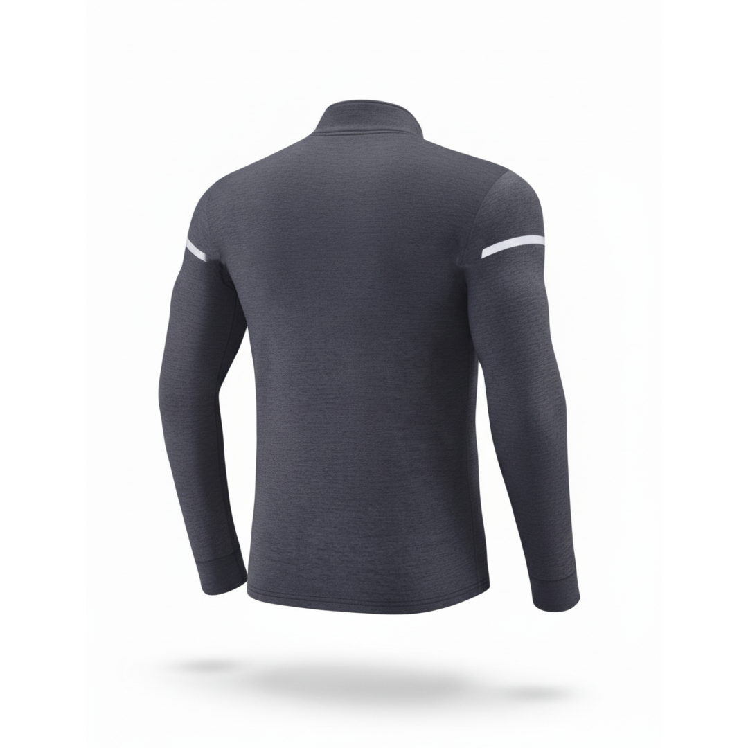 Camiseta gris oscuro para hombre - vista trasera - JDC Luxury Store