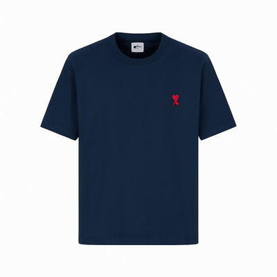 Camiseta 88754 Oversize Azul Oscuro Para Hombre