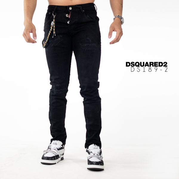 Jean DS189-2 Negro para hombre