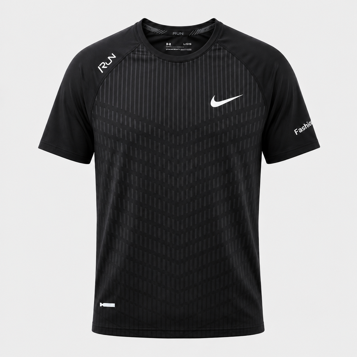 Camiseta Deportiva CAM26 Negra Para Hombre