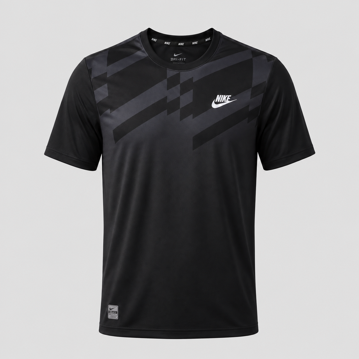 Camiseta Deportiva CAM27 Negra Para Hombre