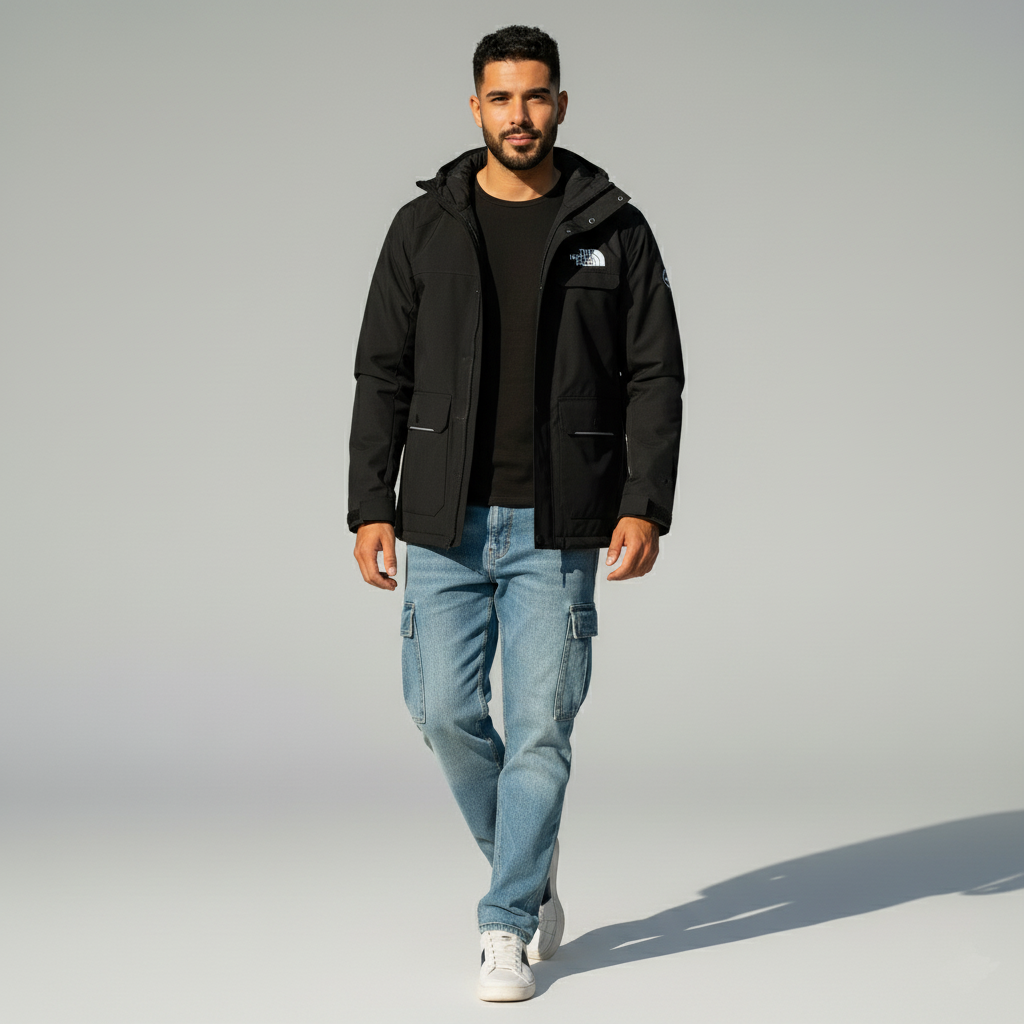 Chaqueta Deportiva Negra Para Hombre Ref. CHA15