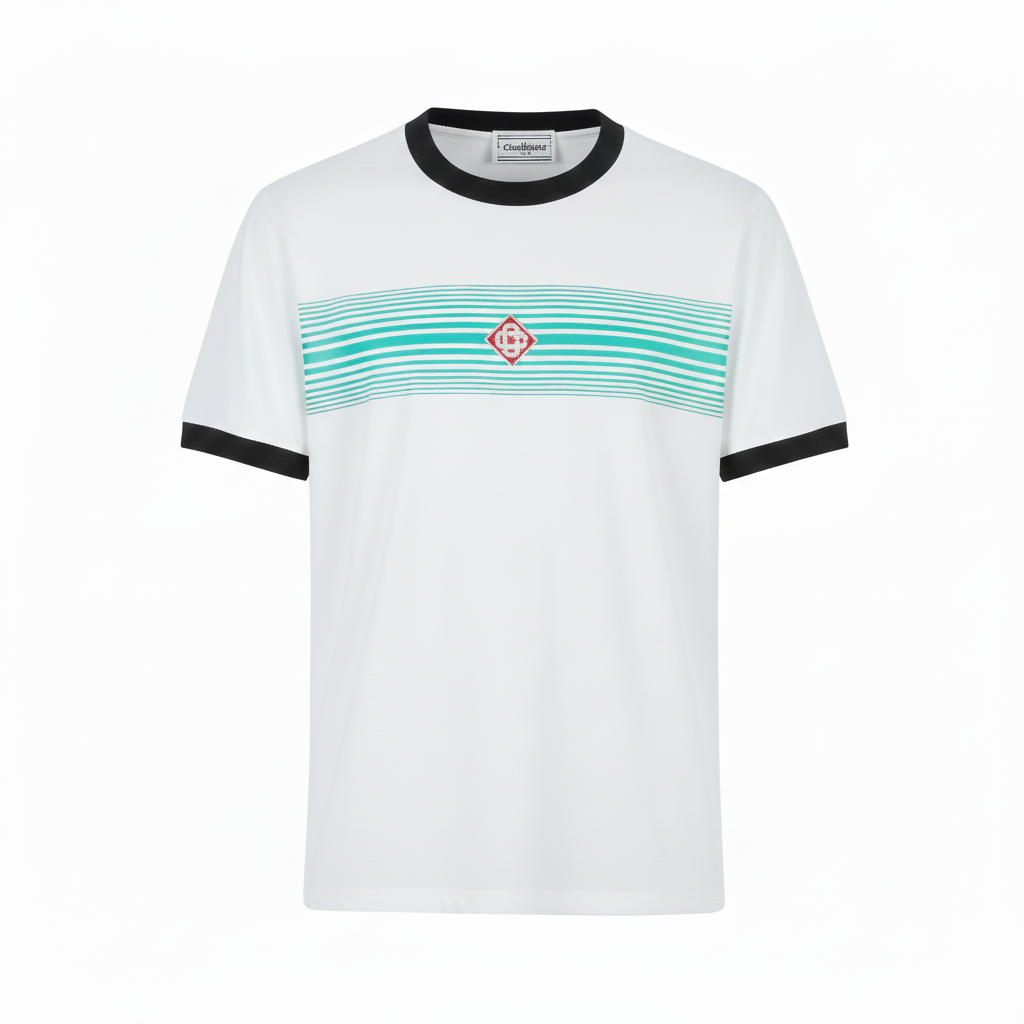 Camiseta 66635 Estampada Blanca Para Hombre