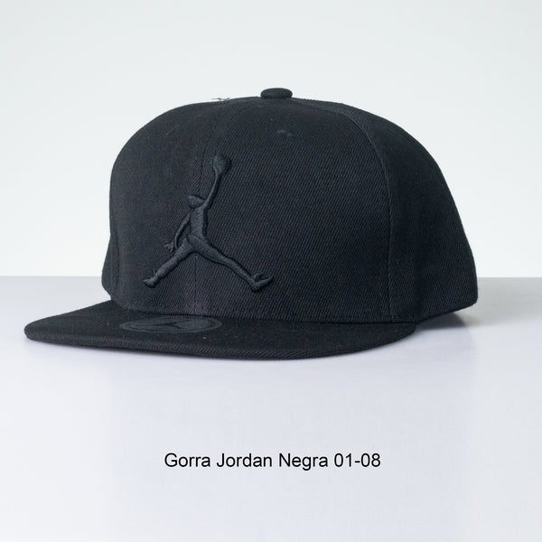 Gorra Jordan Negra 01-08 para hombre