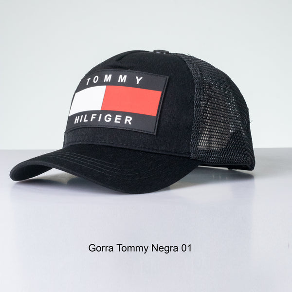 Gorra Tommy Negra 01 para hombre