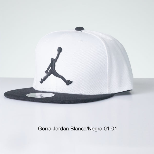 Gorra Jordan Blanco/Negro 01-01 para hombre