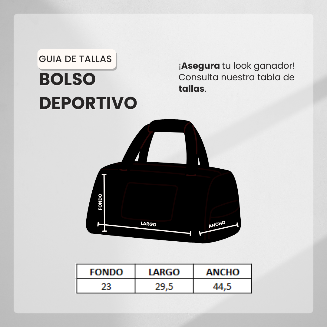 Guía de tallas Bolso NF BOL12 Gris