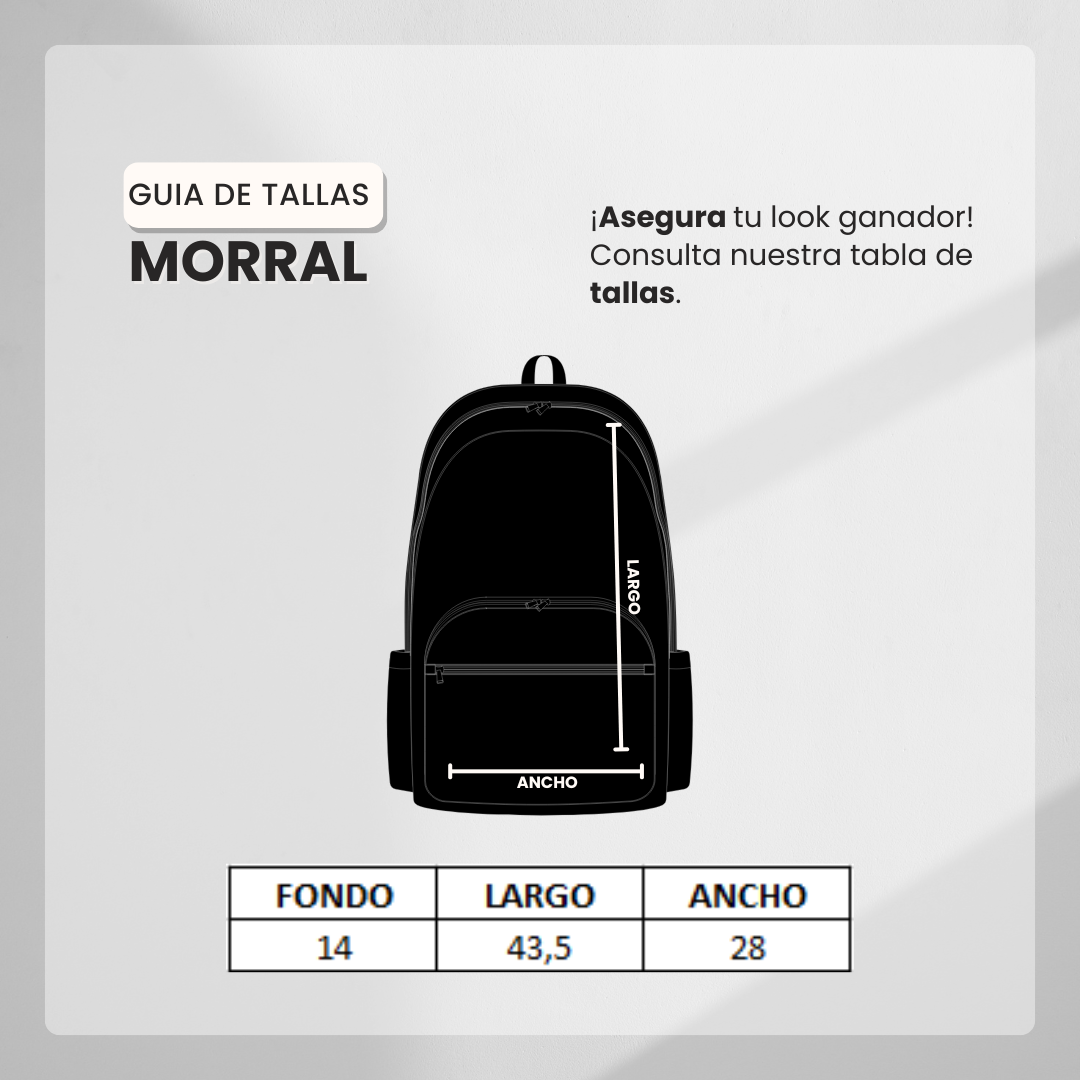 Guía de tallas Morral NKE MOR08 Blanco