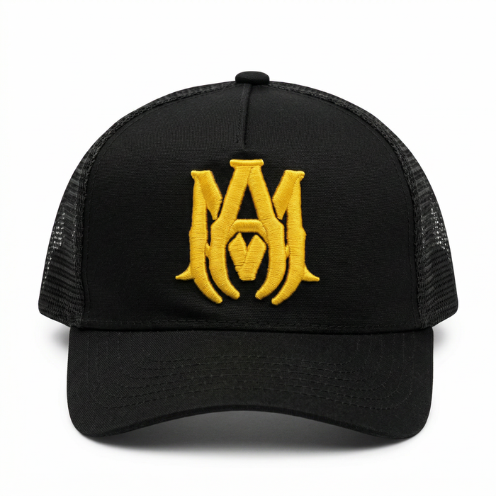 Gorra AMR Negra/Amarilla Ref. HAT06