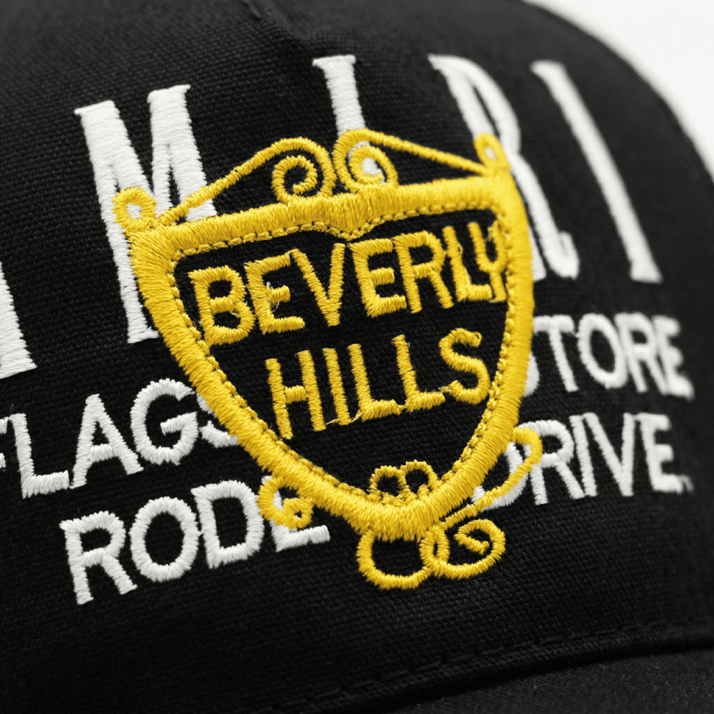 Gorra negro para hombre - detalle - JDC Luxury Store