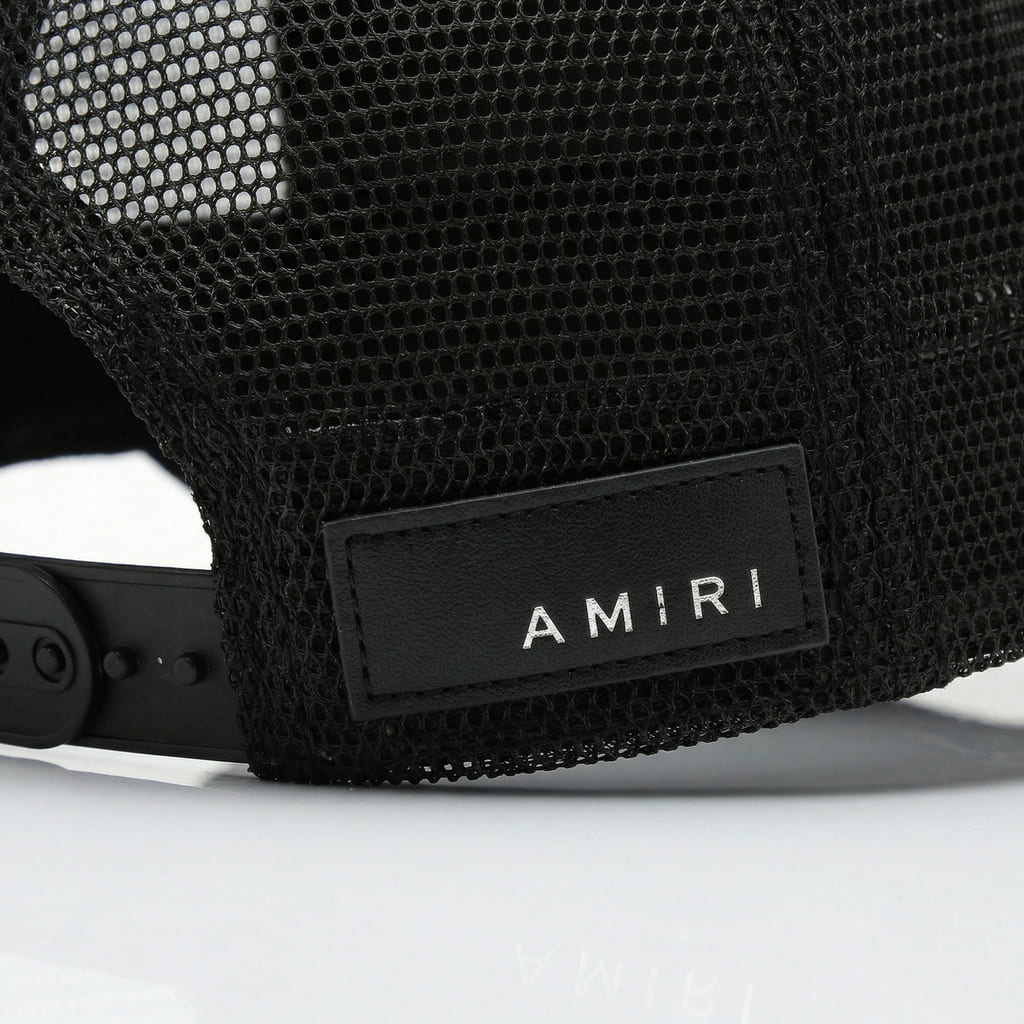 Gorra negro para hombre - detalle - JDC Luxury Store