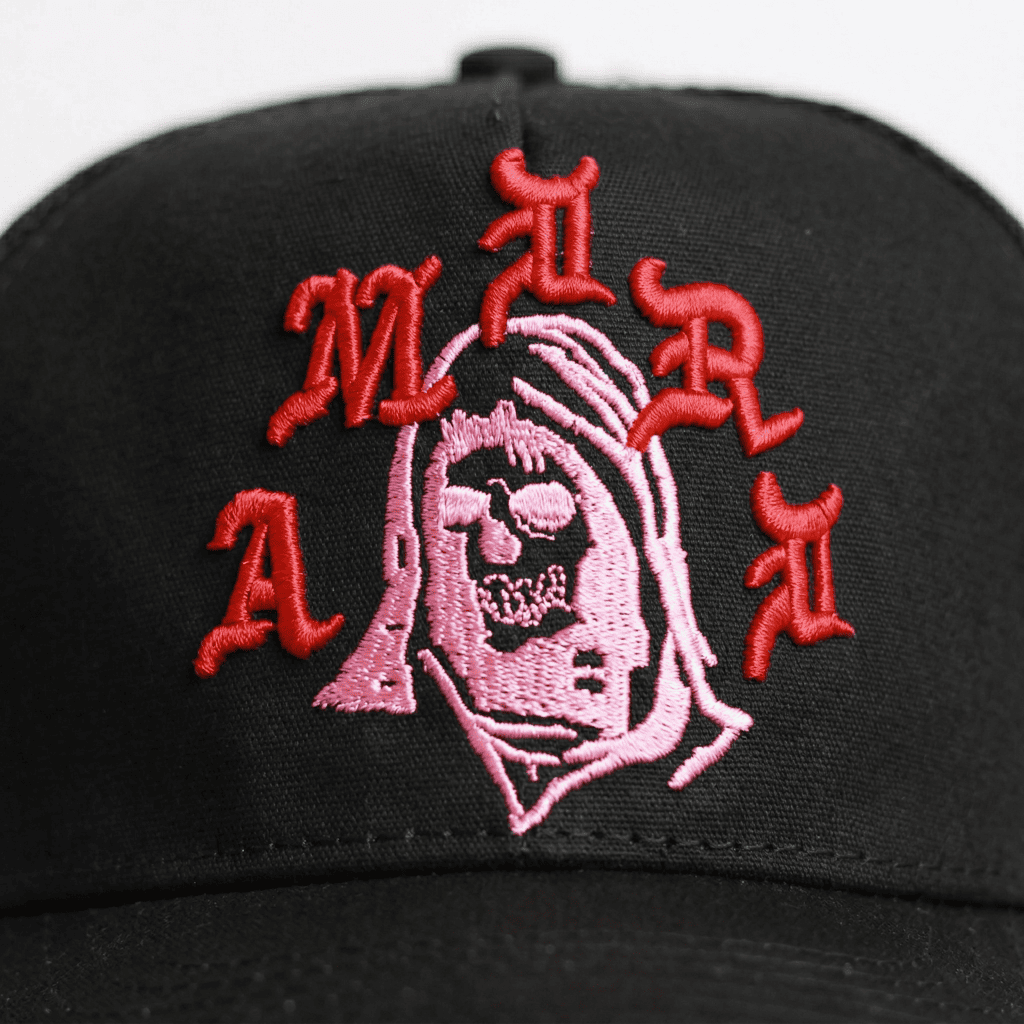 Gorra negra para hombre - detalle - JDC Luxury Store